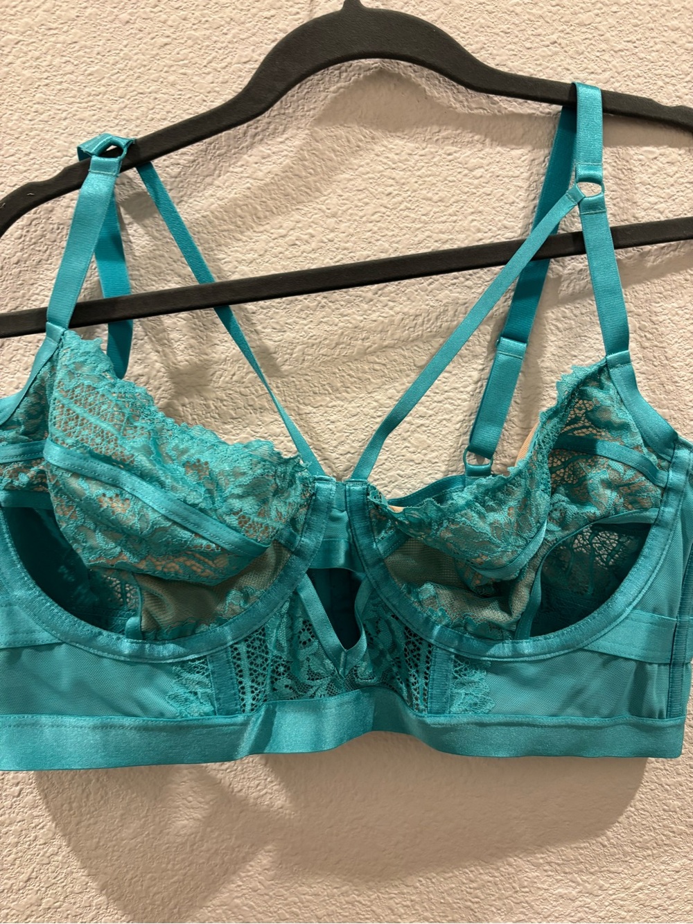 torrid Teal Lace Underwire Bra